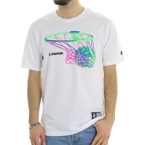 T-SHIRT BASKET BIANCO